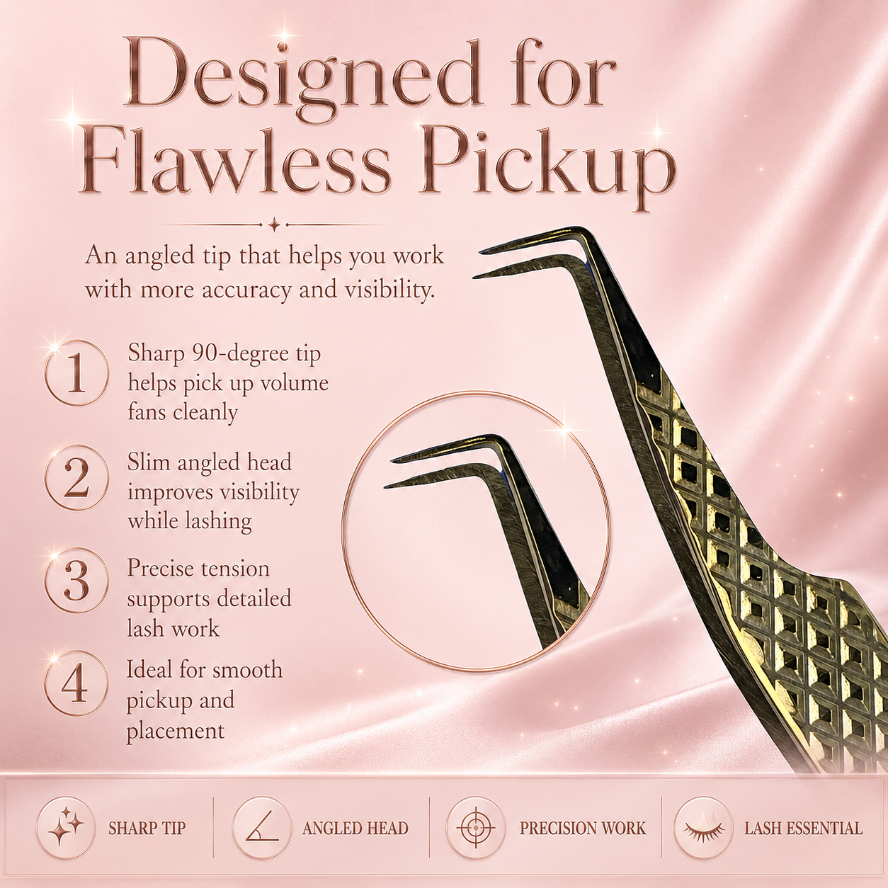 90 Degree Volume Lash Tweezer