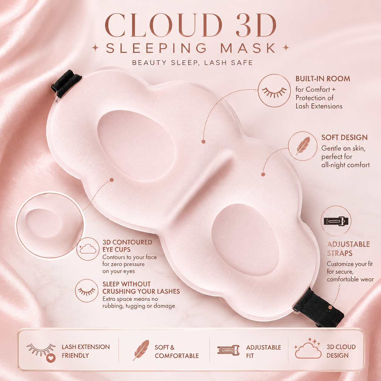 3D Cloud Sleeping Mask
