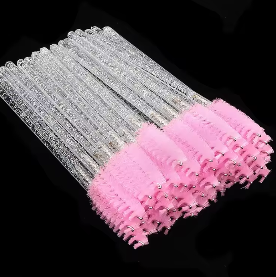 Pink Lash Wands - 100 PCS