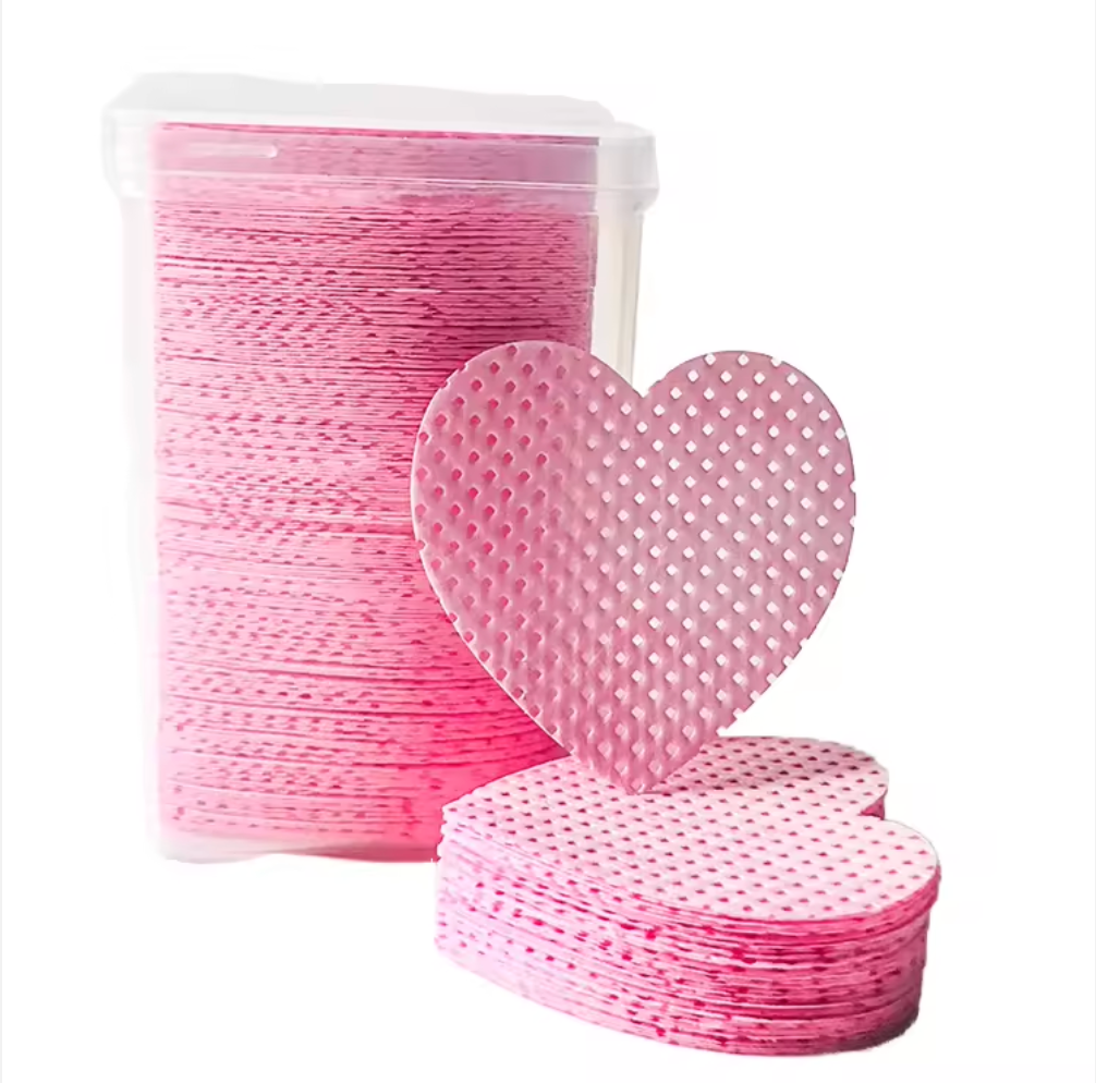 Heart-Shaped Lint-Free Wipes – 200PCS