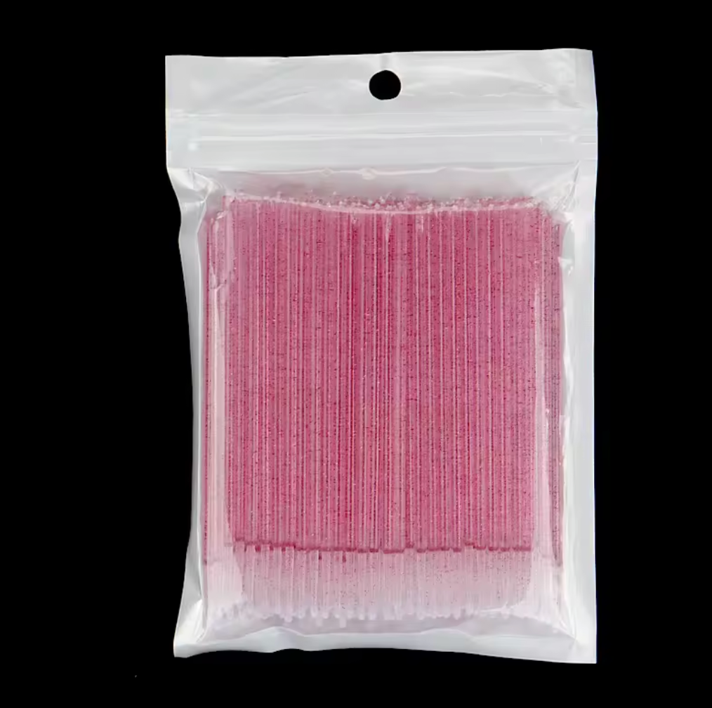 Pink Disposable Microbrushes - 100PCS